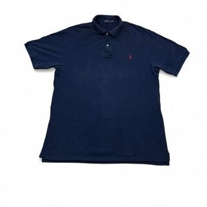 Ralph Lauren Vintage 90s Dark Blue Polo Shirt